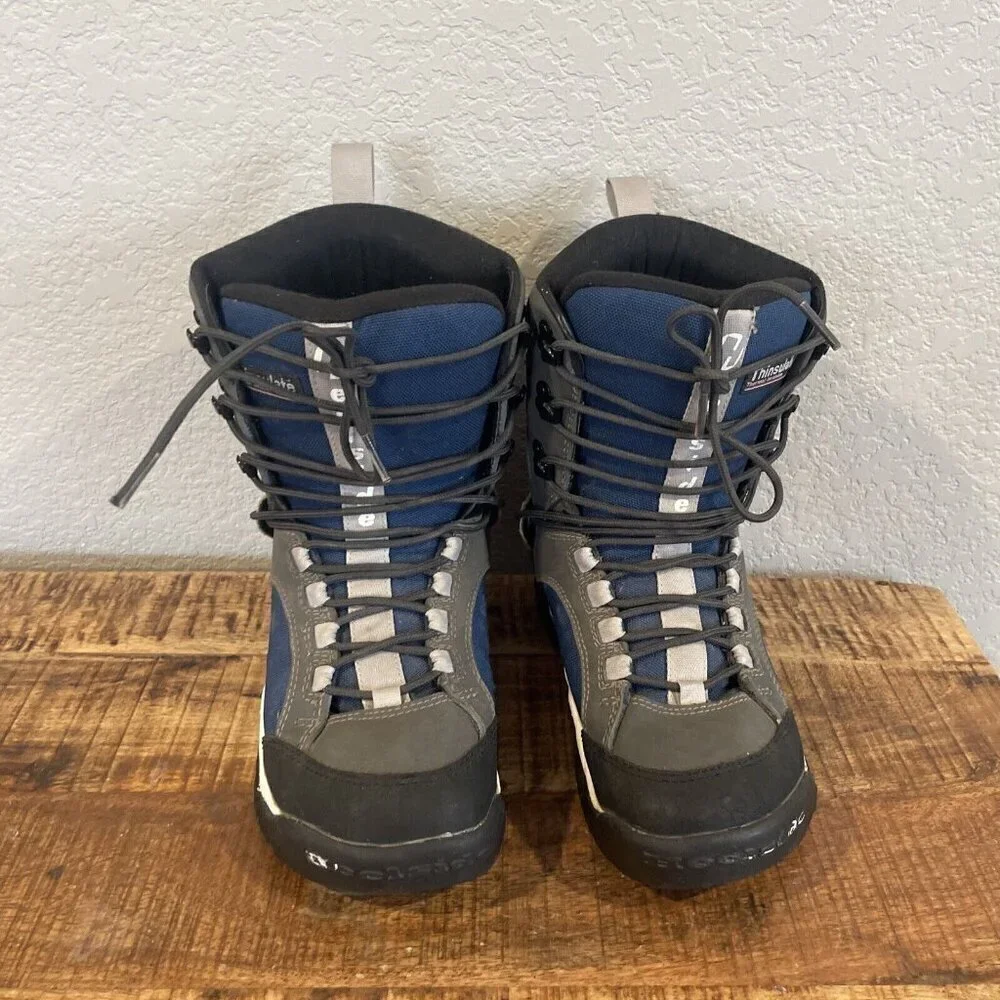 Sims Turbo Men's Snowboard Boots Blue Lace Up Stitched - Size 7 US 40 EUR